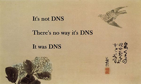 It was DNS image